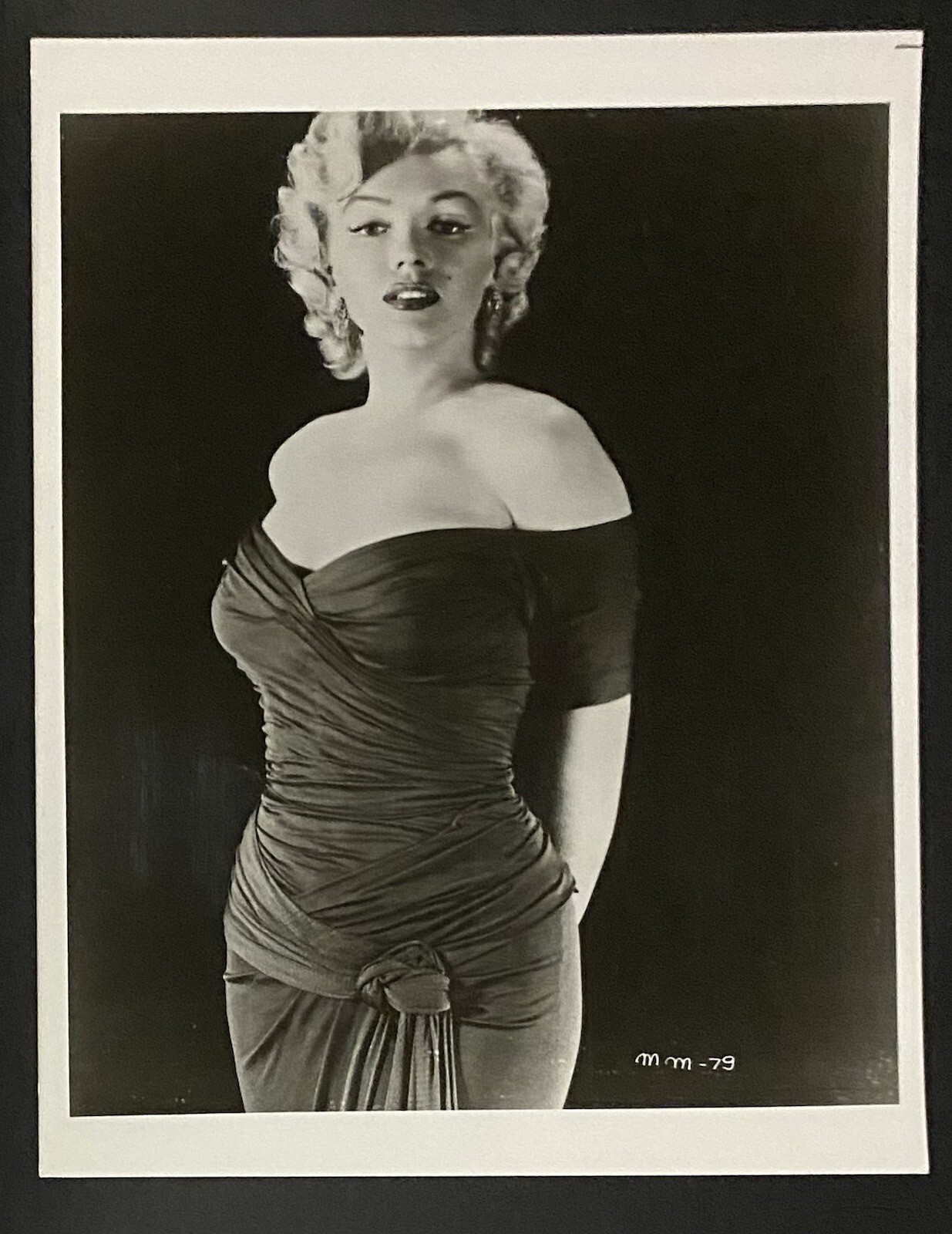 1952 Marilyn Monroe Original Photograph Frank Powolny Glamour Pinup Stamped