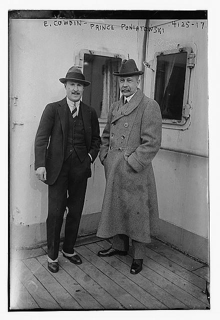 Elliott C. Cowdin Prince Poniatowski 1917 French Liner Espagne Ship Portrait