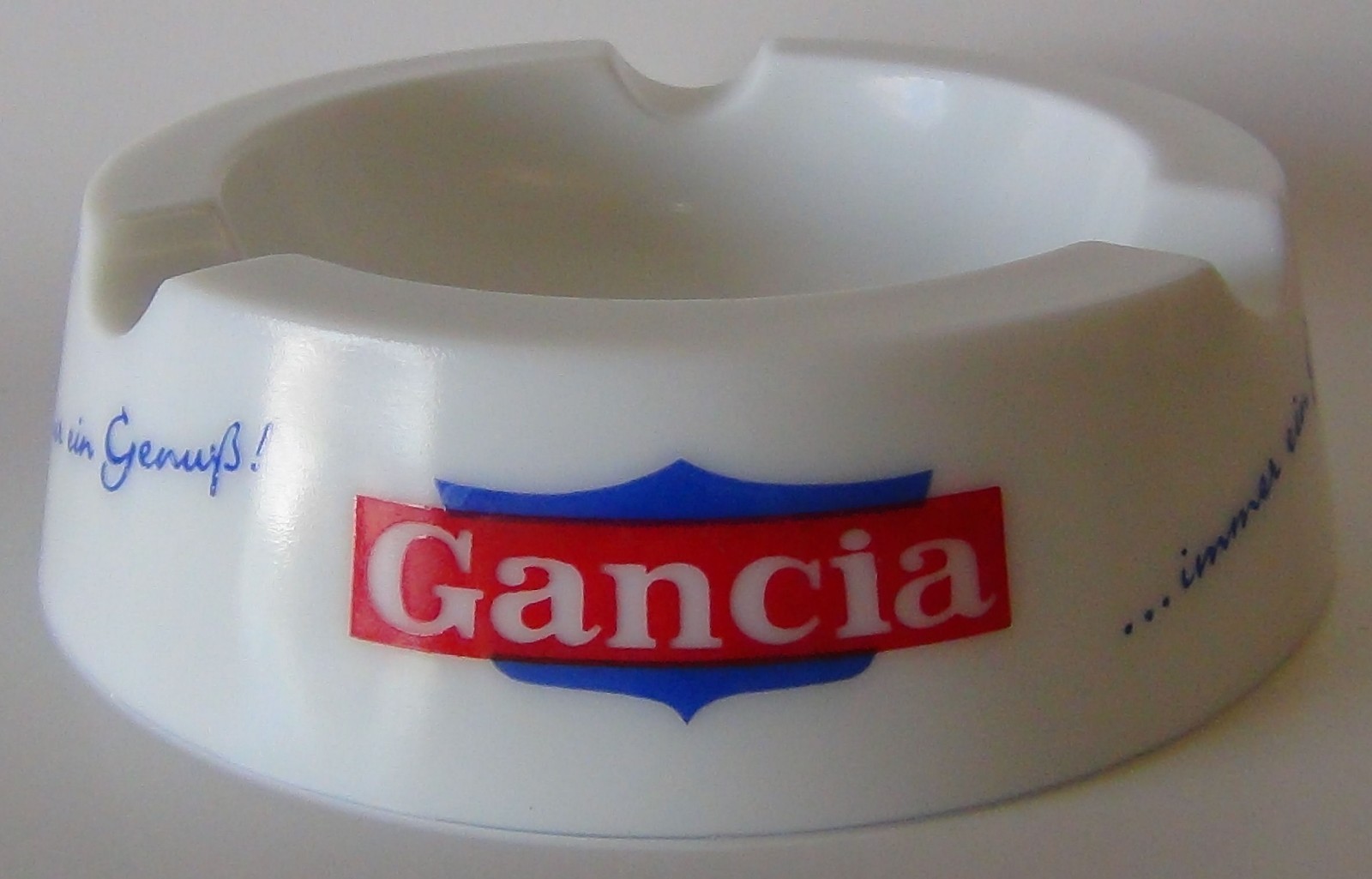 🍺 Vintage Gancia Italian Vermouth Ashtray Barware Immer Ein Genuss 5.5