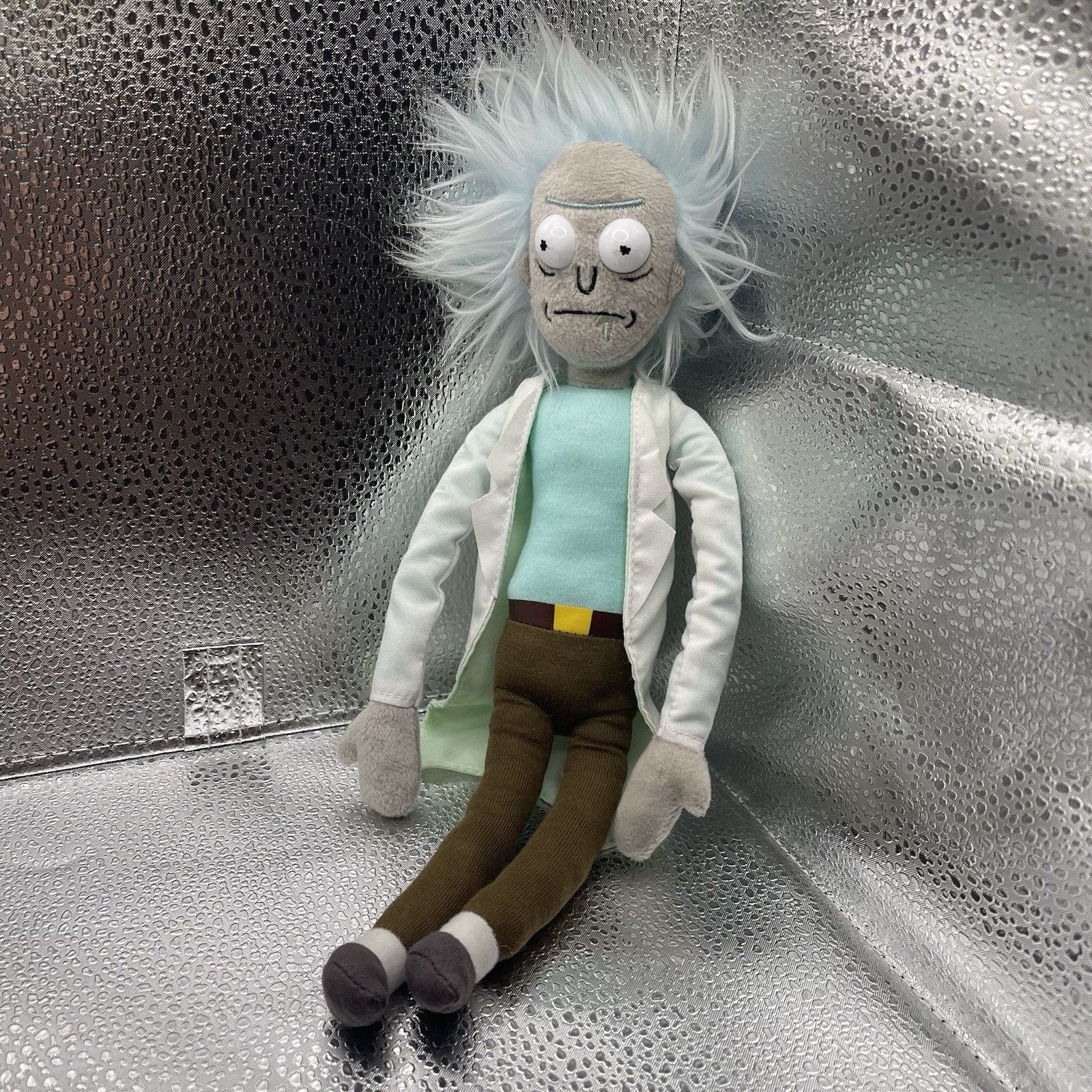 JINX Rick Sanchez Rick and Morty 12' Plush Adult Swim Cartoon Network 2015 Rare