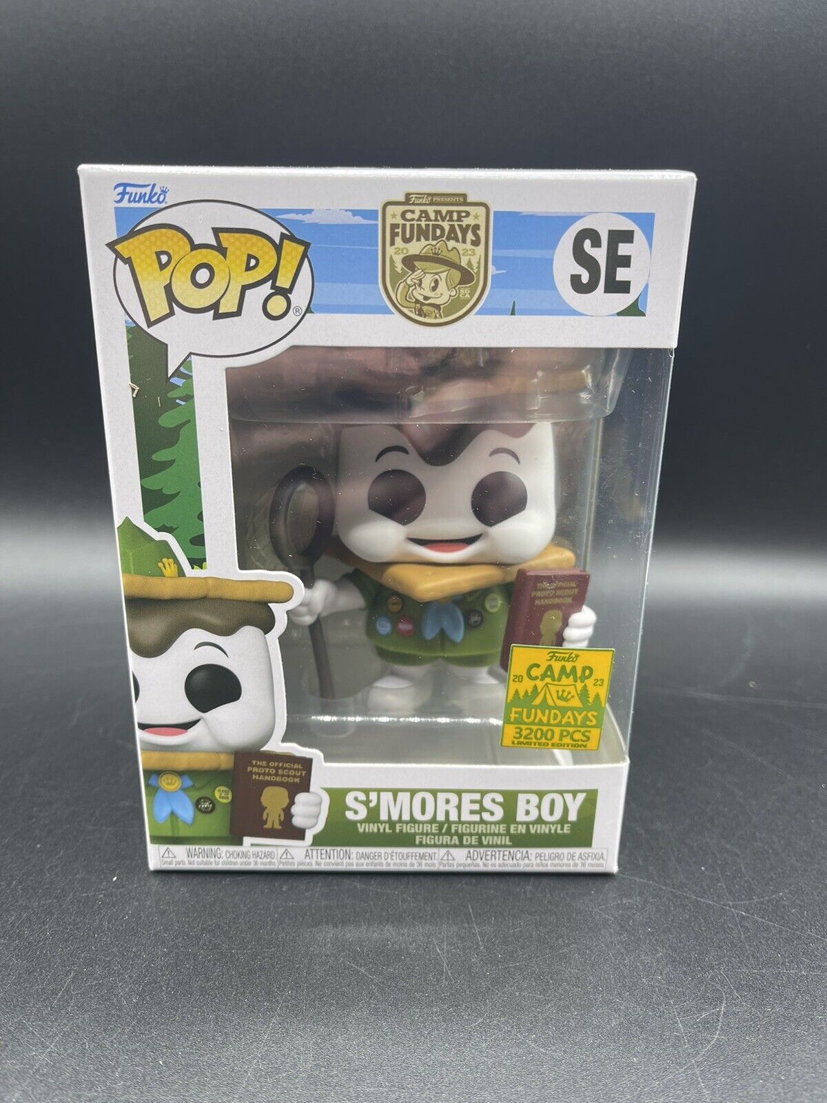 Funko Pop Camp Fundays 2023 Exclusive S’mores Boy Limited LE 3200