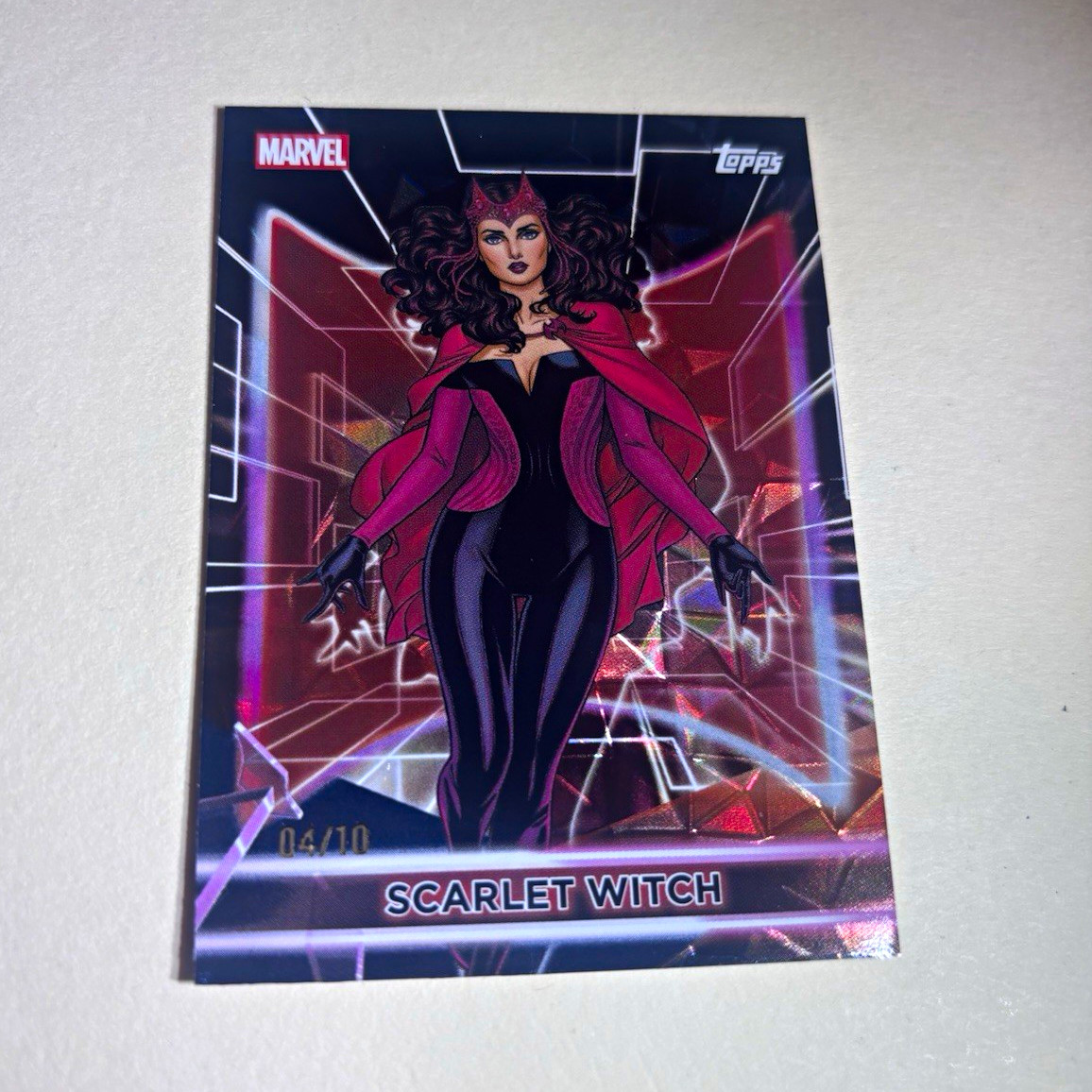 Topps 2023 Marvel Collect Scarlet Witch #10 Serial Numbered /10 Trading Card
