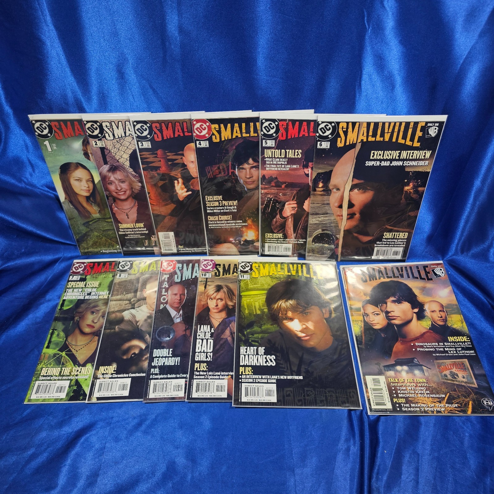 Smallville #1-11 + Special Complete Set Based On TV Show 2003/2004 DC Comics