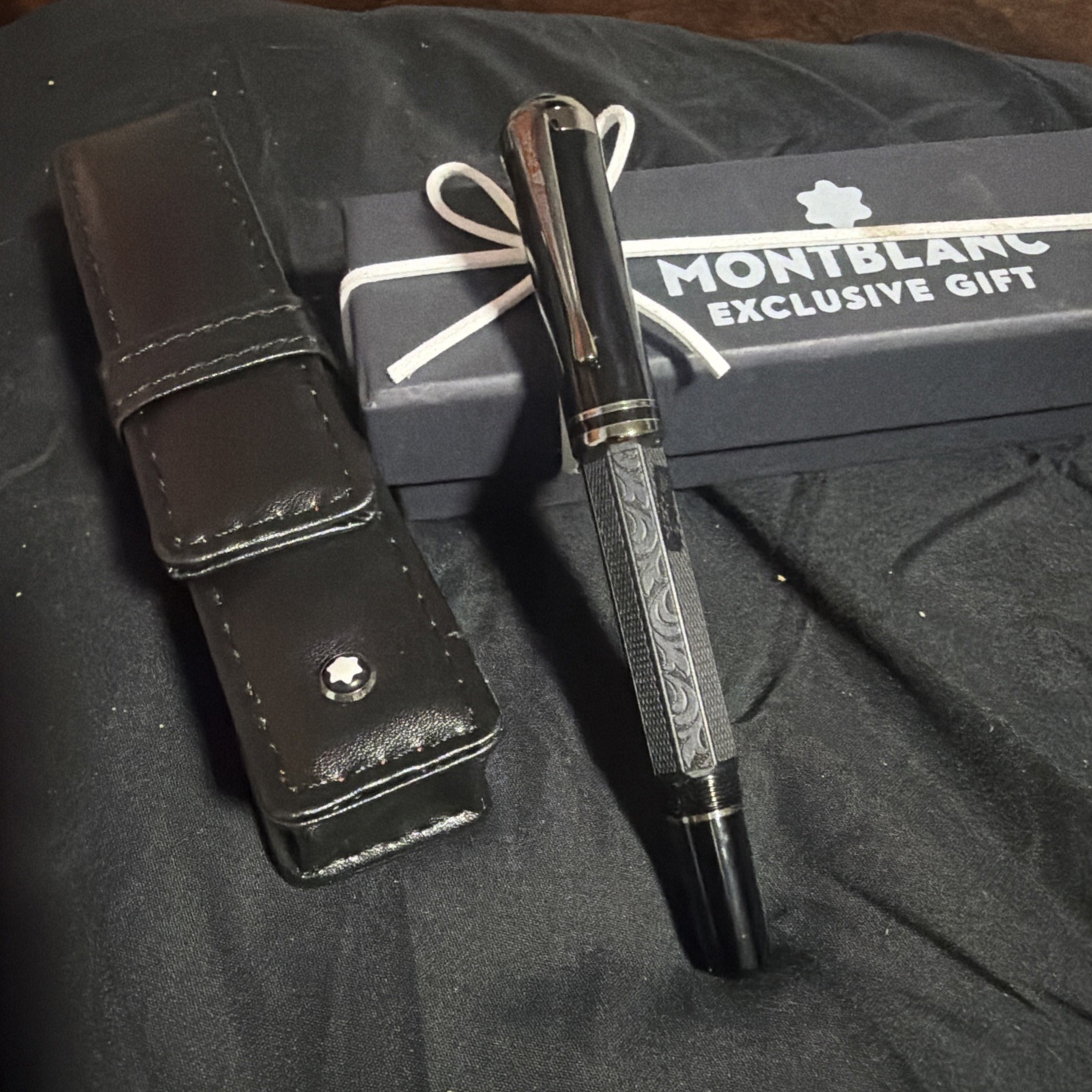 MONTBLANC Meisterstück Solitaire Blue Hour LeGrand Fountain Pen 146 Vip Gold Bid