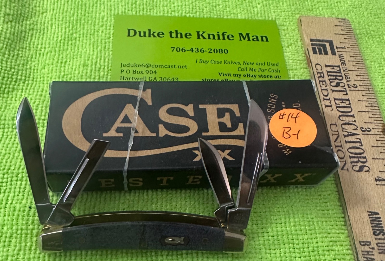 Case small Congress Purple knife 7468 pat# 2023 year #14 box-1