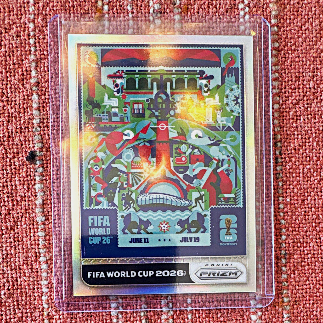 Panini 2026 Prizm FIFA World Cup Posters Monterrey Mexico Card No. 16