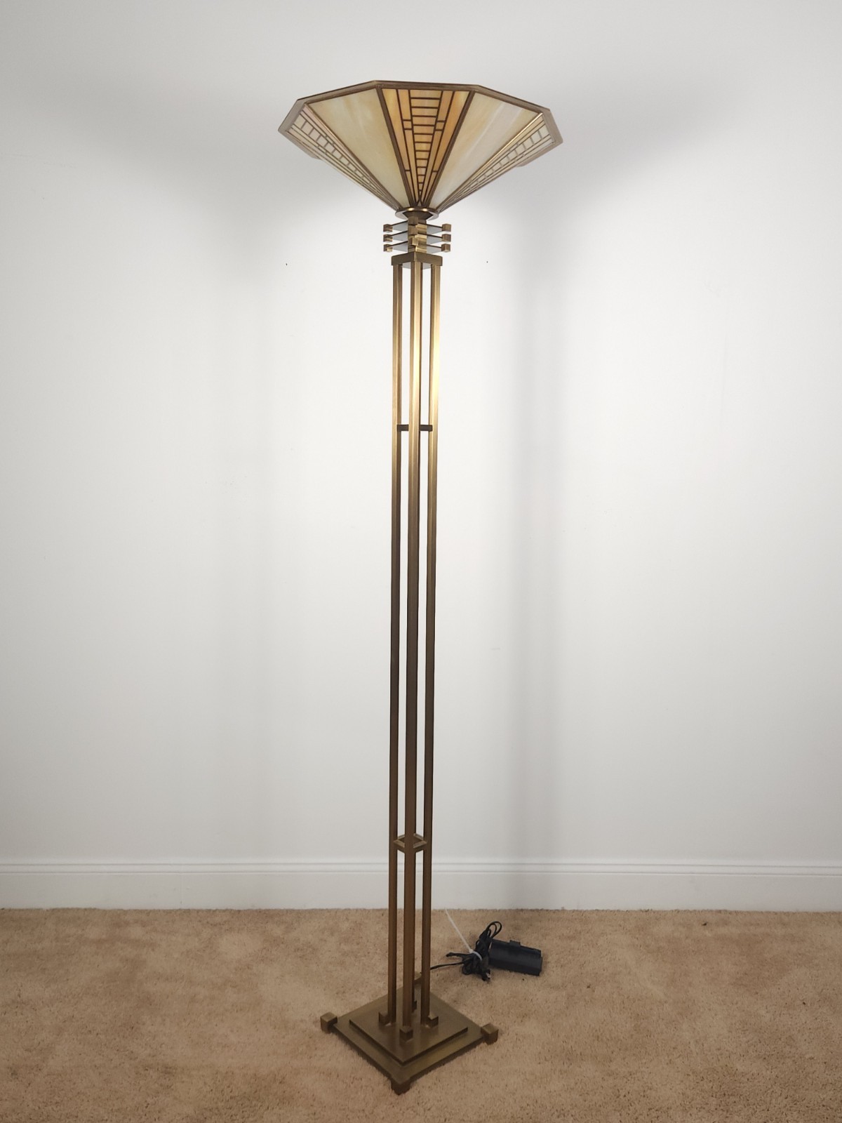 Vintage Frank Lloyd Wright Collection Floor Lamp by Frederick Raymond Ca. 1992