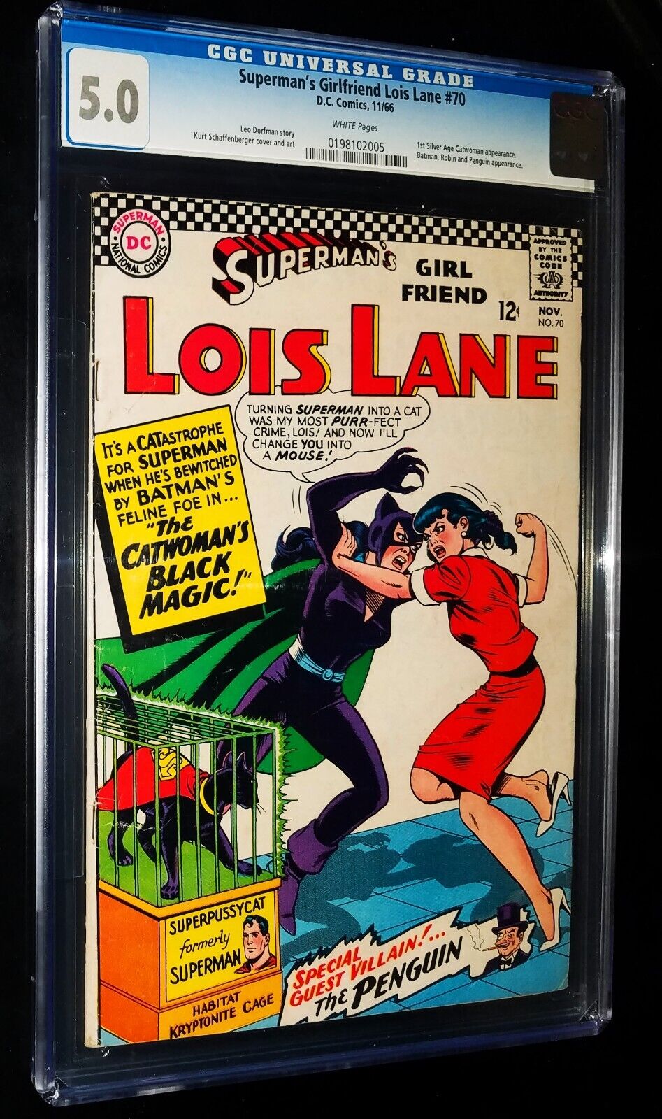 SUPERMAN'S GIRLFRIEND LOIS LANE #70 1966 Marvel Comics CGC 5.0 VG/FN