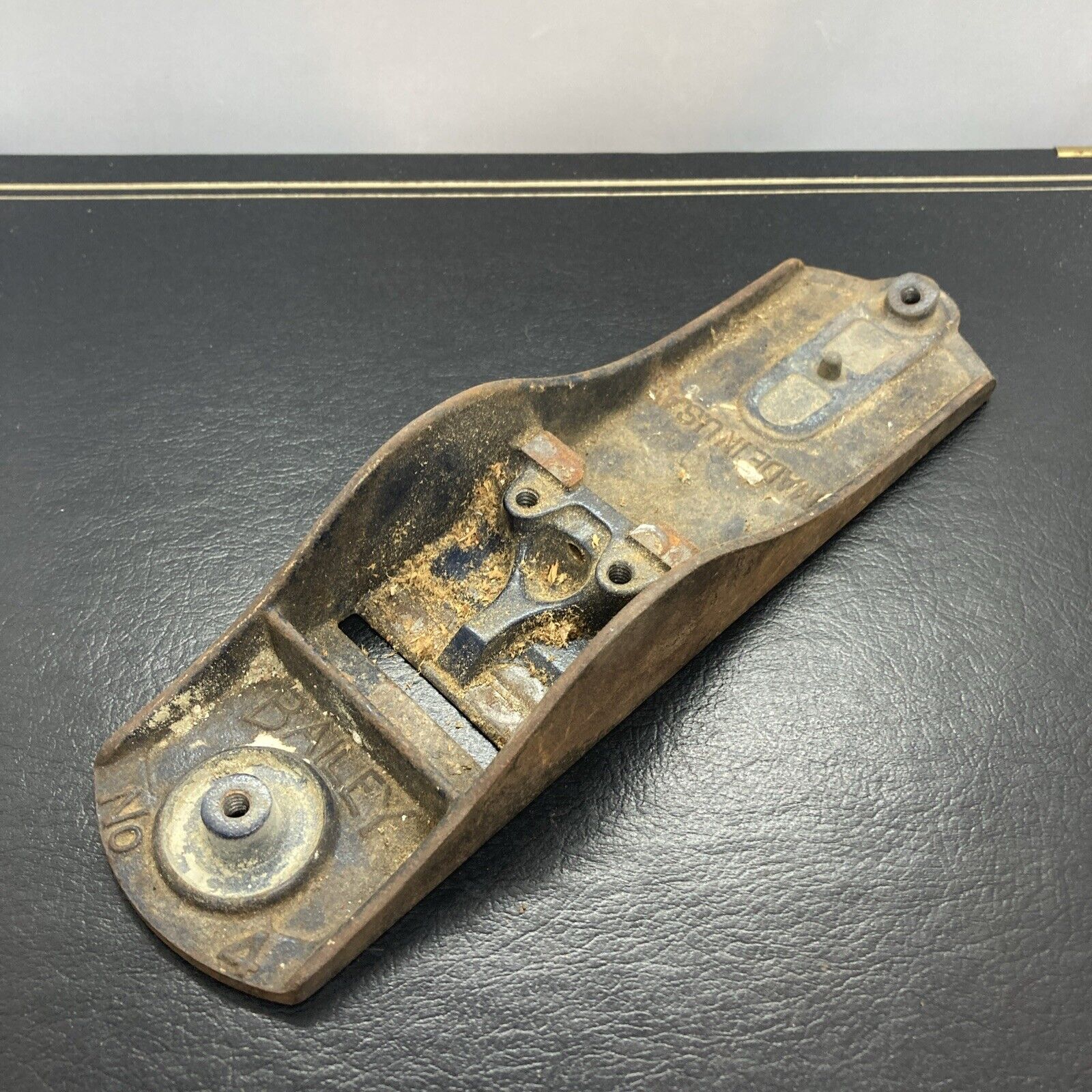 Stanley No.4 base body Part Only From Very Early Plane rusty old look