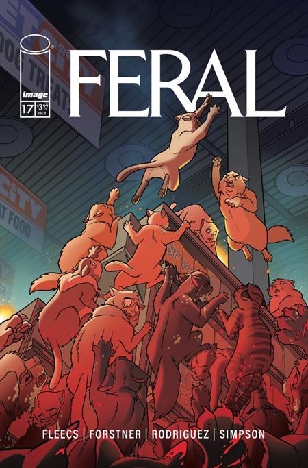 FERAL #17 Image Comics COVER A TONY FLEECS (L7)