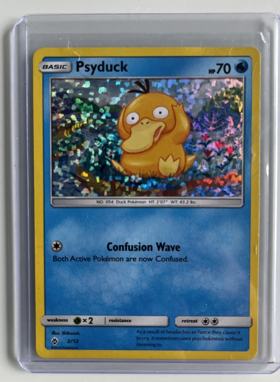 Pokemon - Psyduck McDonald’s 2018 Promo Card NM