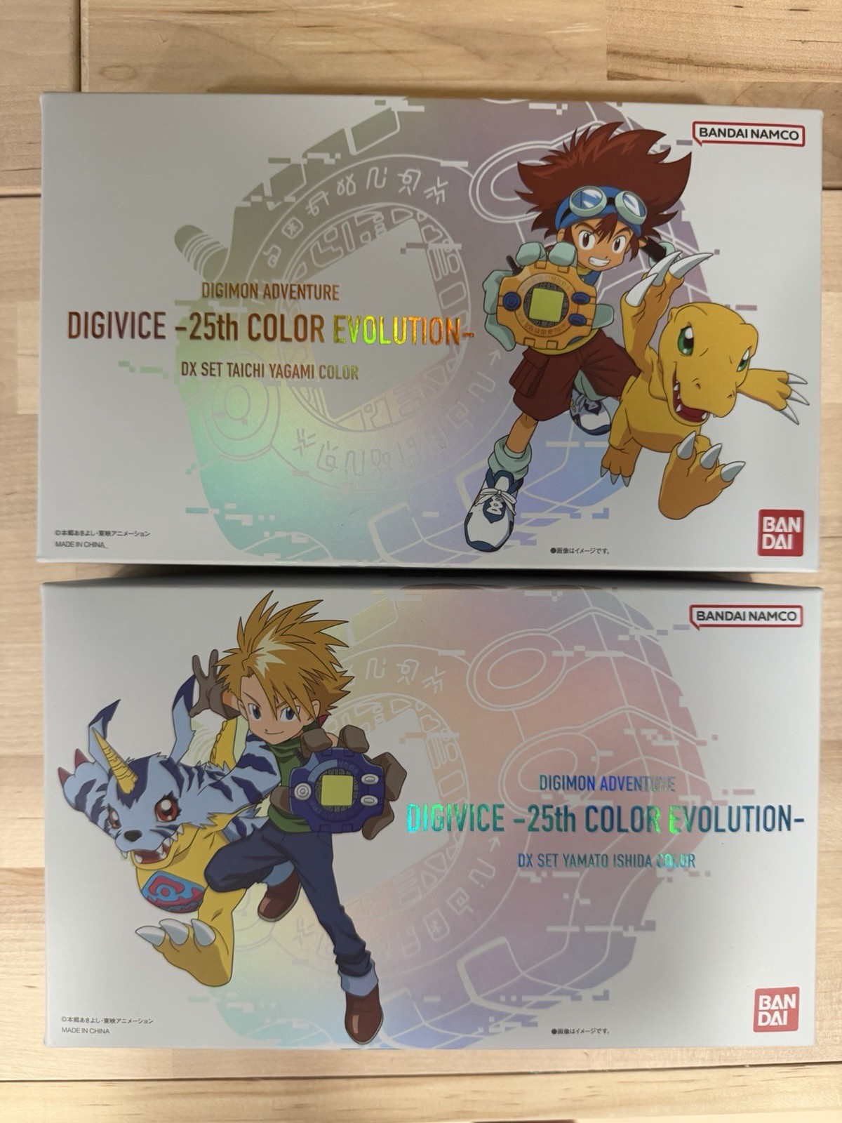 Digimon Adventure Digivice 25th ANNIVERSARY COLOR DX Set Taichi And Yamato JAPAN