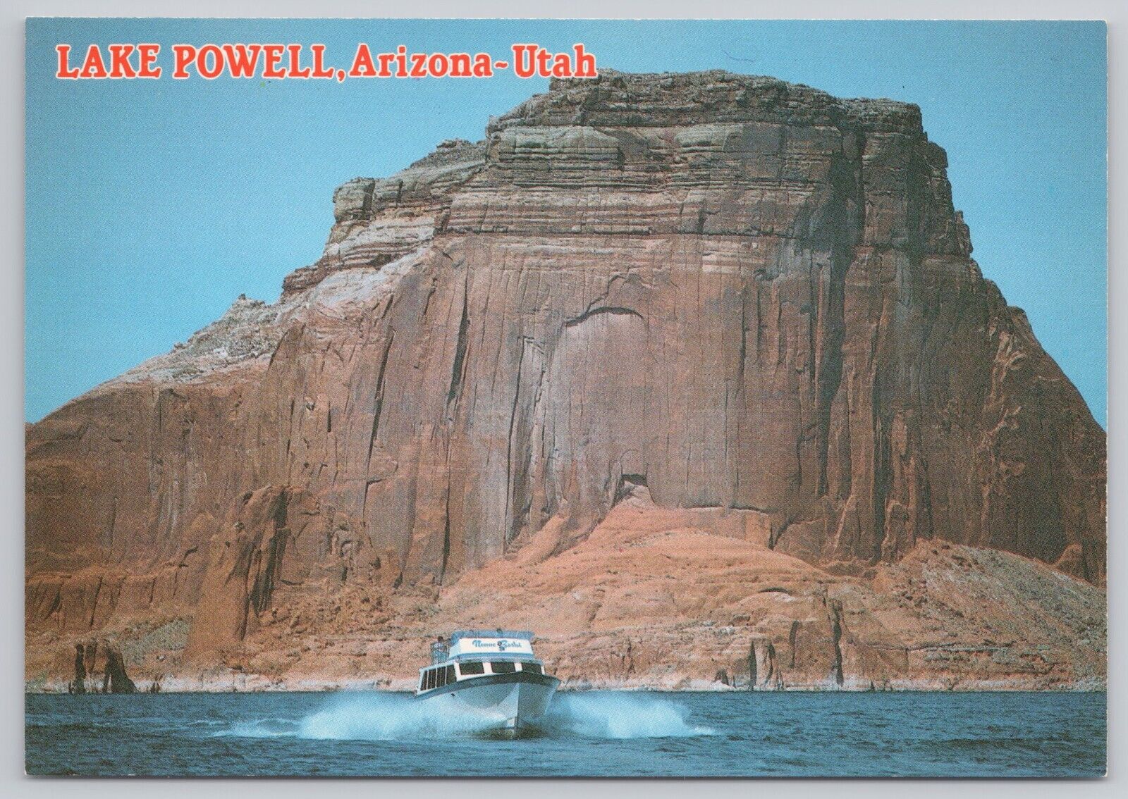 Lake Powell Arizona Utah, Tour Boat, Vintage Postcard
