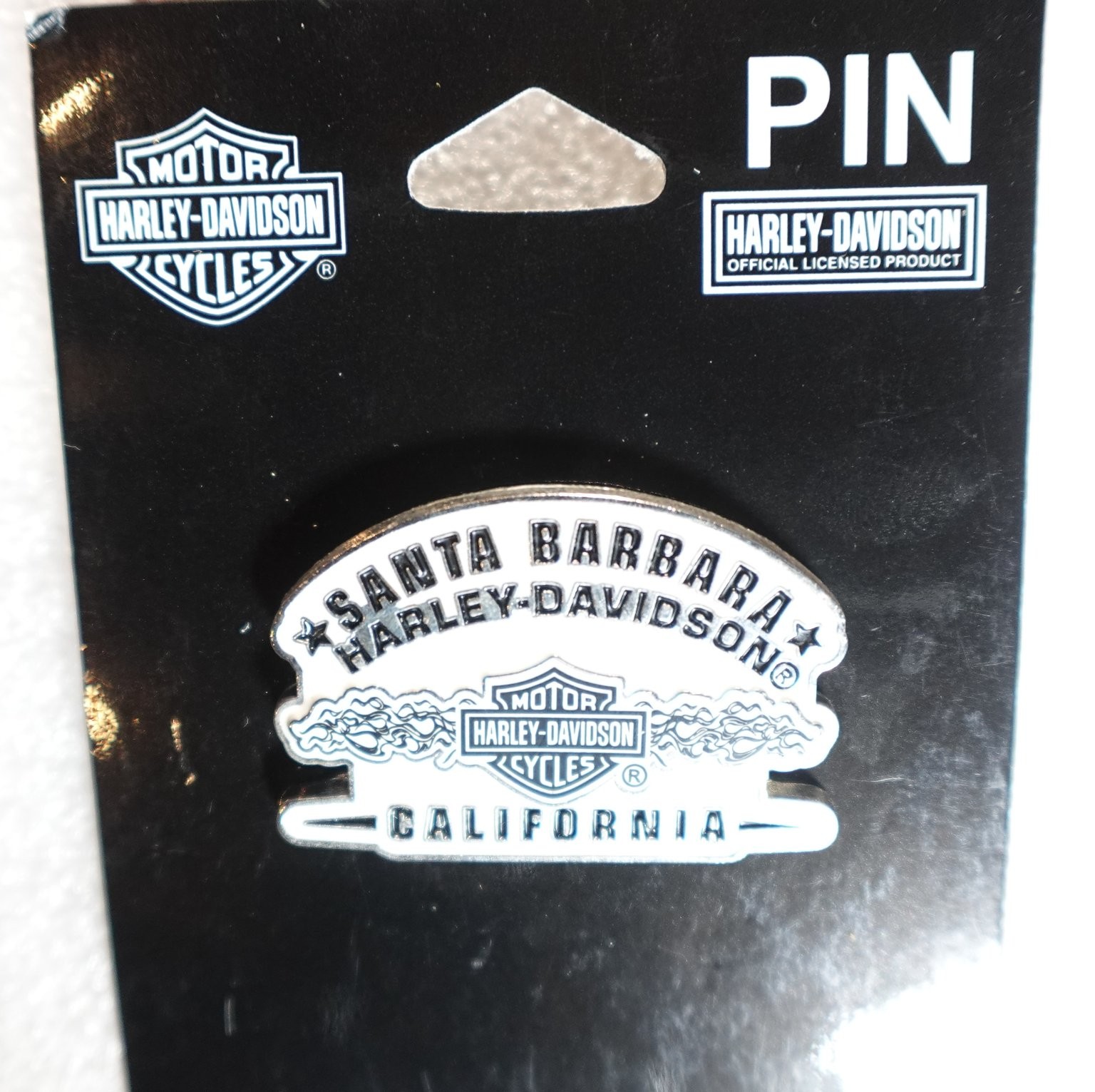 Santa Barbara Harley-Davidson Pinback Button California 2008 Global Products