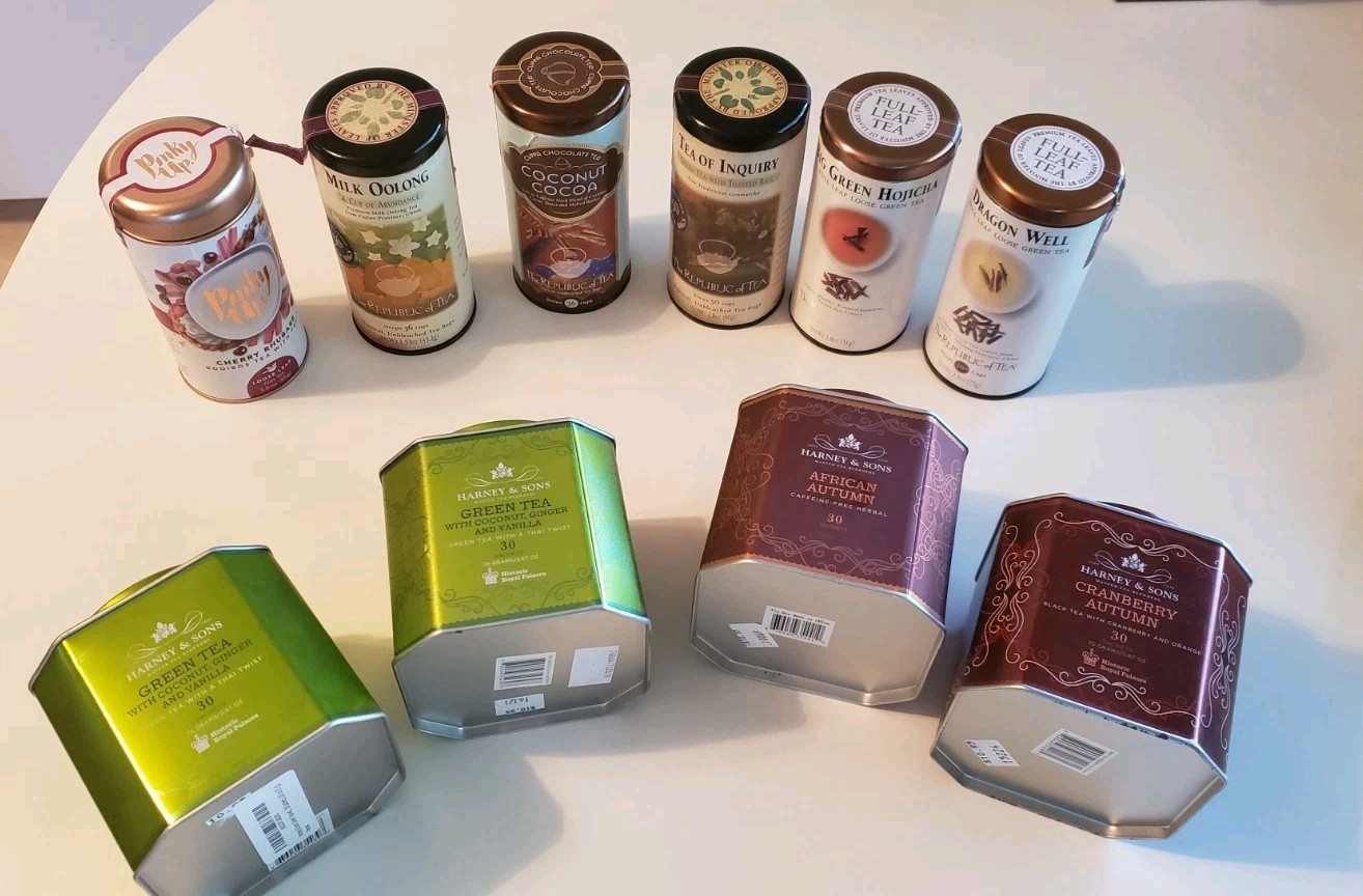 Choice of EMPTY TEA TINS~4 Harney And Sons 4\