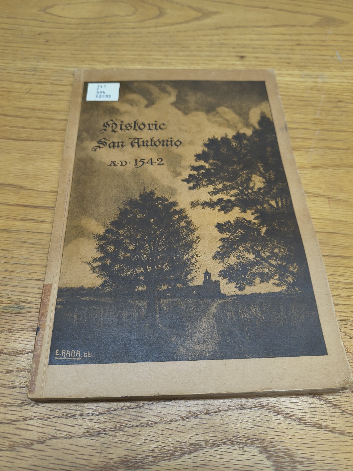 Vintage Historic San Antonio A.D. 1542  Book  (1920)  (Very Rare)