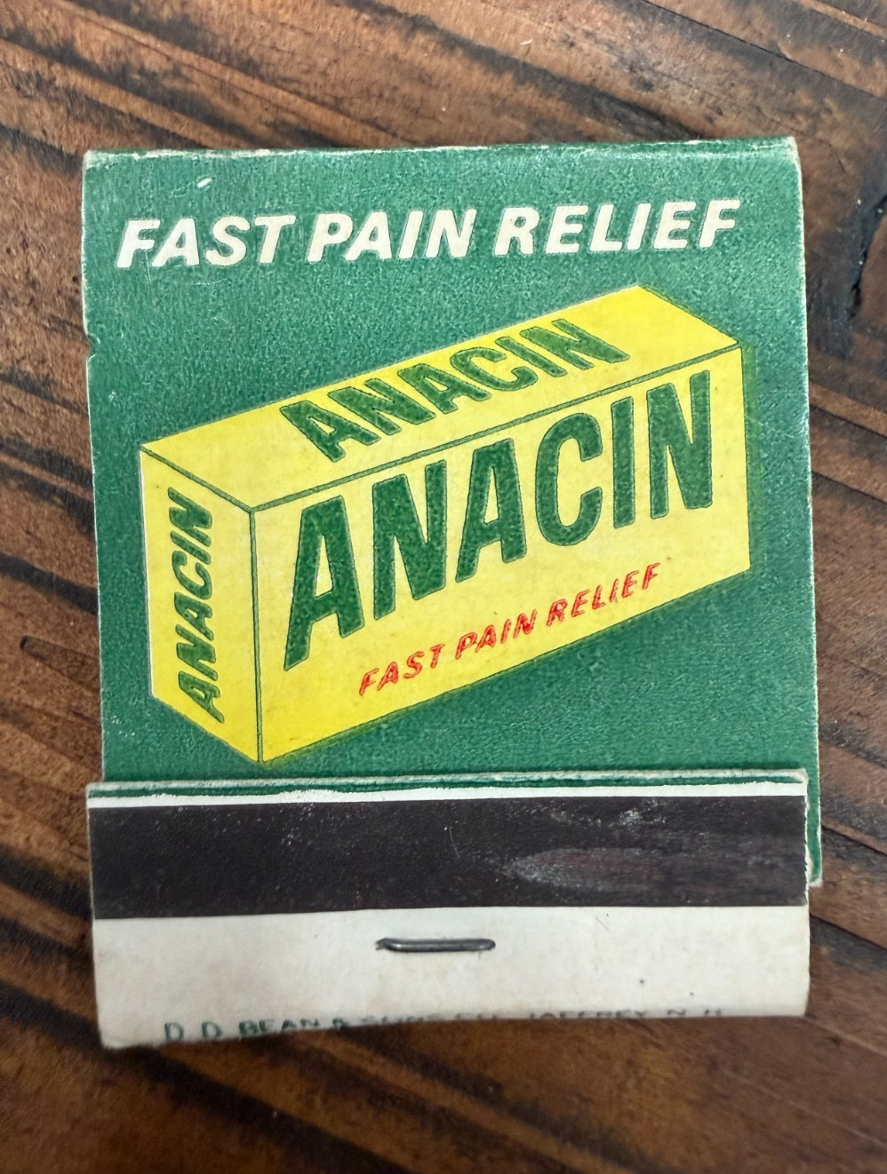 Vintage Anacin Dristan Preparation H Advertising Matchbook Unused Full Matches Vintage Anacin Dristan Preparation H Advertising Matchbook Unused Full Matches