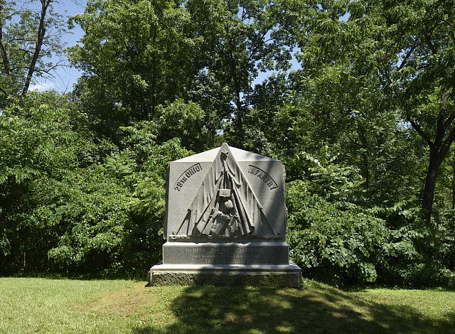 Gettysburg Pennsylvania 29th Ohio Infantry Monument 1863 Civil War Memorial
