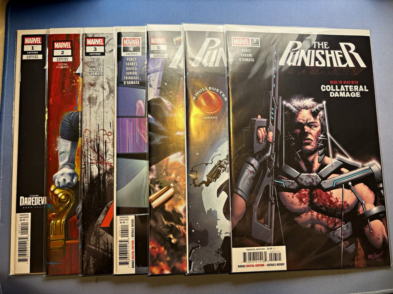 Marvel The Punisher Comic Book Lot #1-7 Variant 2026 (Brand New Unread) Marvel The Punisher Comic Book Lot #1-7 Variant 2026 (Brand New Unread)