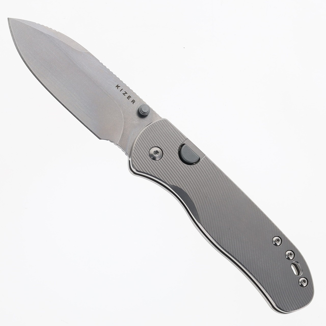 Kizer Drop Bear 292 AirTi Folding Knife 2.92 in Titanium M390 Drop Point Kizer Drop Bear 292 AirTi Folding Knife 2.92 in Titanium M390 Drop Point