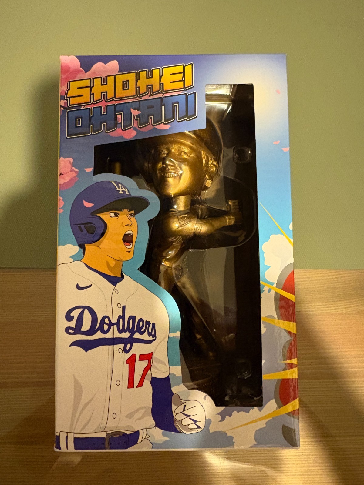 NEW 2024 GOLD Shohei Ohtani Bobblehead Los Angeles Dodgers Membership Exclusive