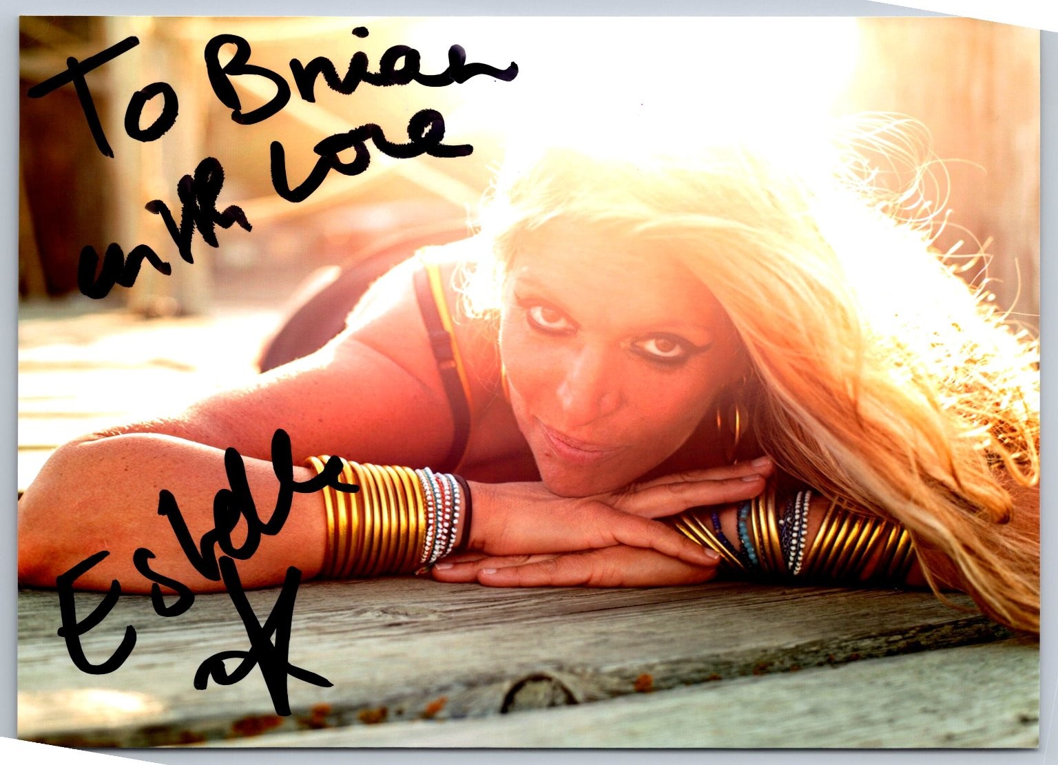 Estelle California Hand Signed Autograph Photo 