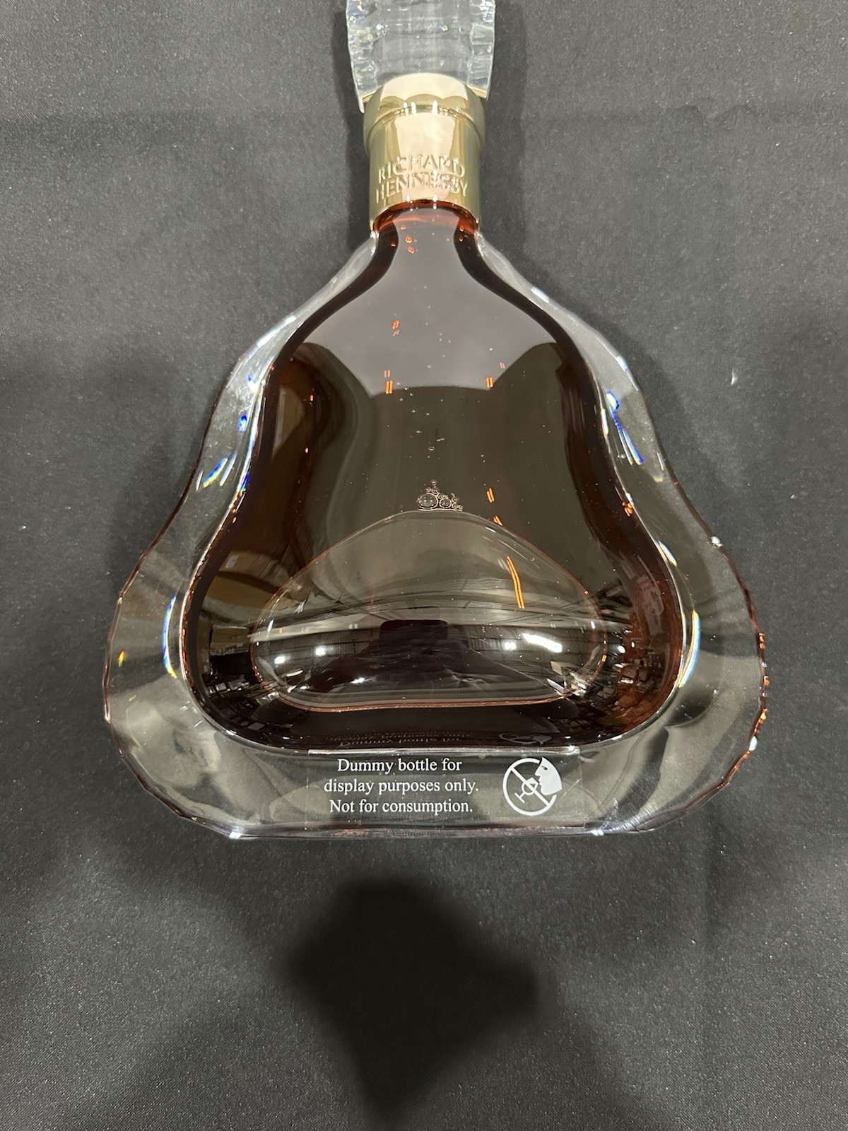 Richard Hennessy Cognac Dummy Decanter Bottle DISPLAY ONLY