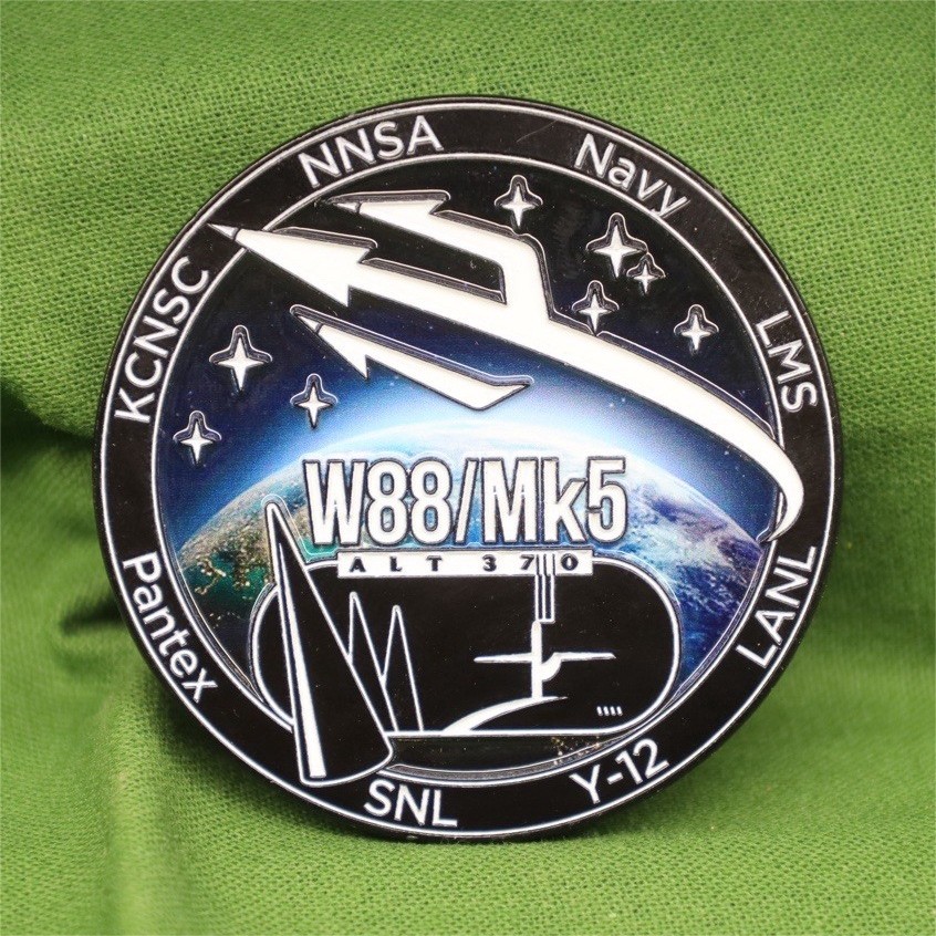 NNSA Sandia LANL Pantex KCNSC  W88/Mk5 ALT 370 Challenge Coin