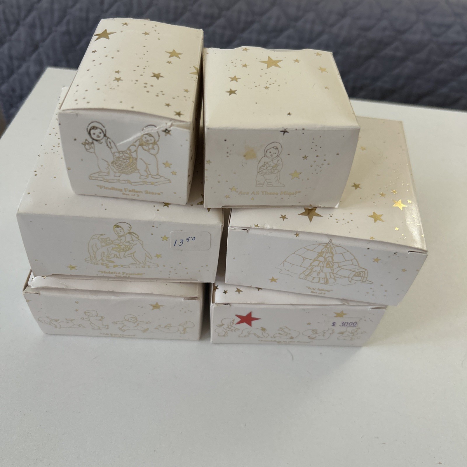 Lot of 6 Snowbabies Miniatures ,new