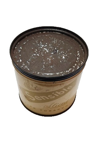 Vintage Sensible Sliced Pipe Tobacco, Larus & Brother, Va, Empty Tall Round Tin