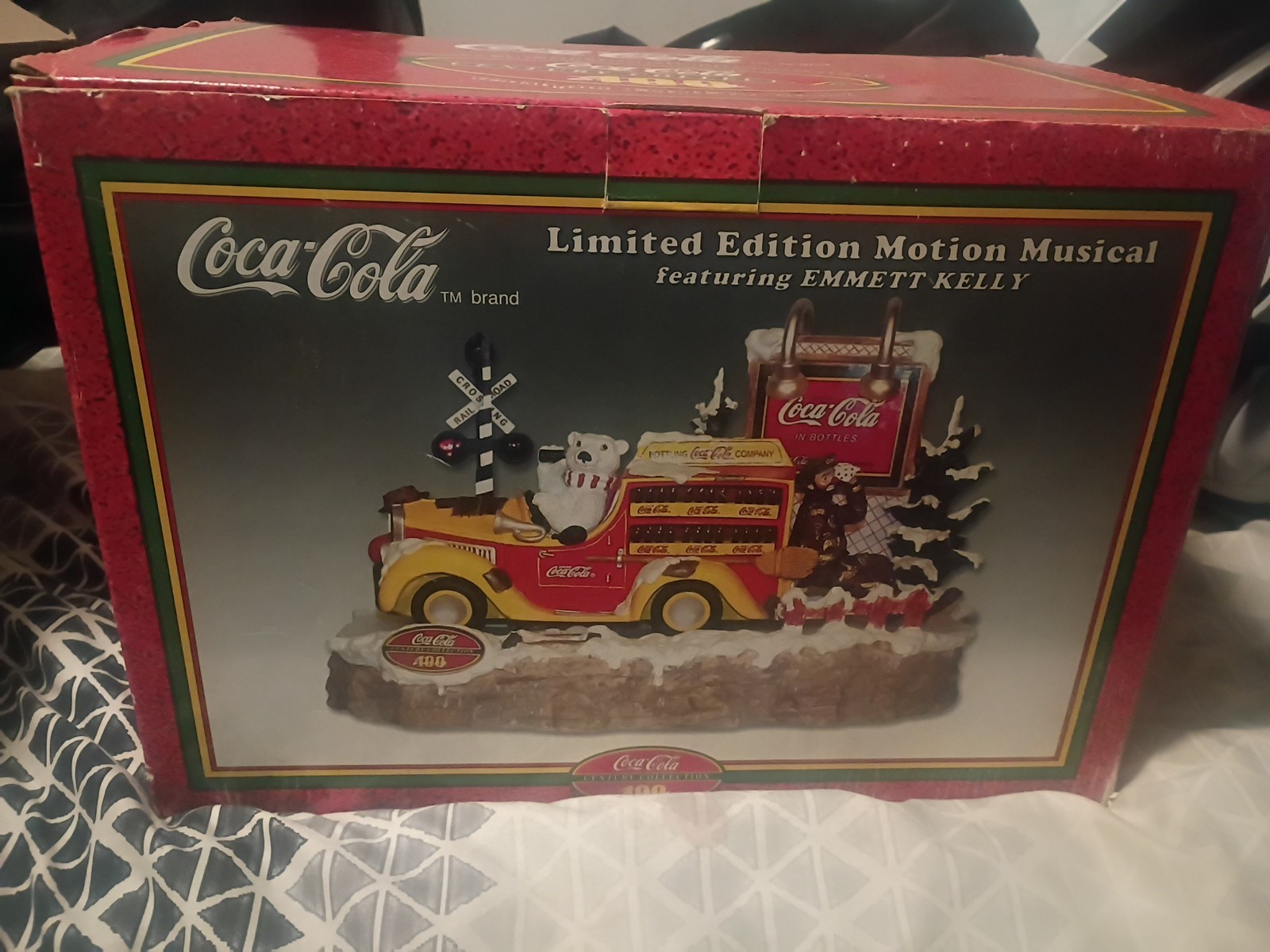 COCA COLA 100 EMMETT KELLY LIMITED EDITION MOTION MUSICAL WITH BOX NEW COCA COLA 100 EMMETT KELLY LIMITED EDITION MOTION MUSICAL WITH BOX NEW