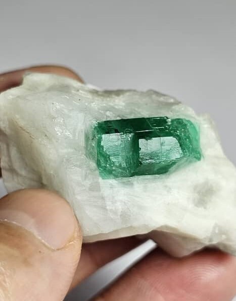 180 Carat Top Quality Emerald Crystals On Matrix From Swat Pakistan.