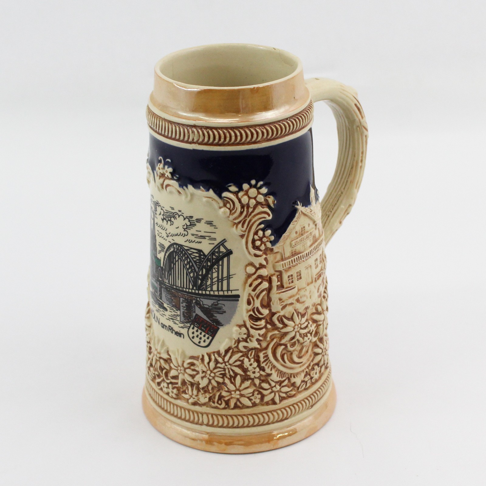 Vintage Marzi And Remi Ceramic Beer Stein KOLN am Rhein Germany