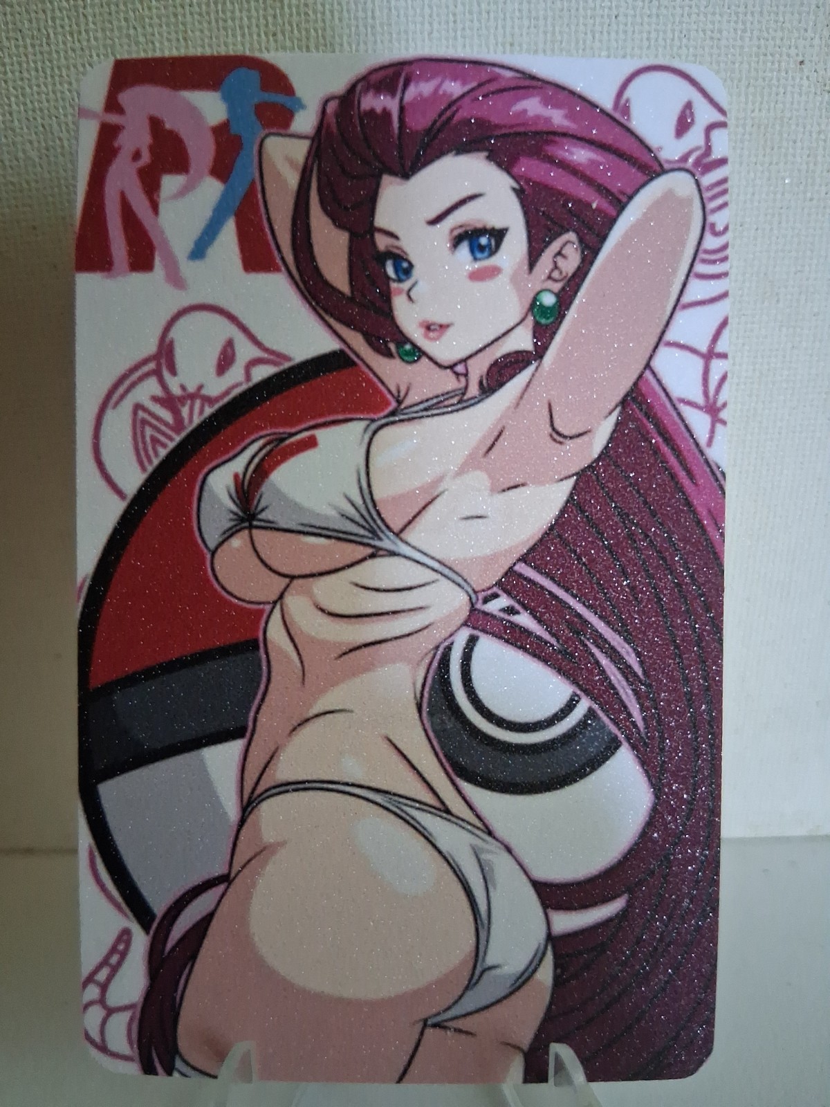Jessie Pokémon Glitter Anime Trading Card 