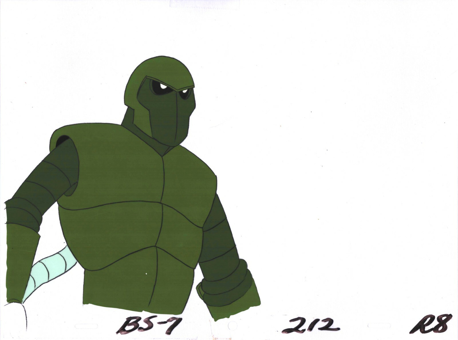 Blackstar 1981 Original Production Animation Cel Filmation Screen-used b3r8a