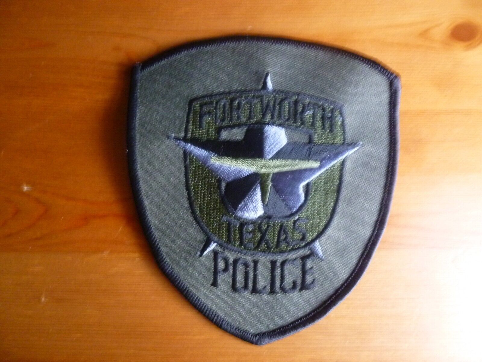 FORT WORTH TEXAS STATE POLICE Patch Camo Unit USA obsolete Original