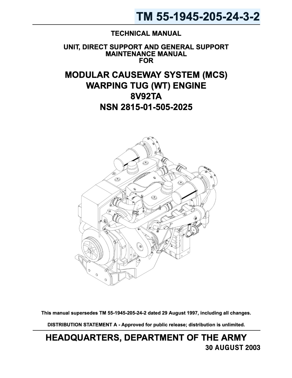1,146 pg. Detroit Diesel Allison V8 Engine Motor 8V92TA TV8101 Manual on Data CD