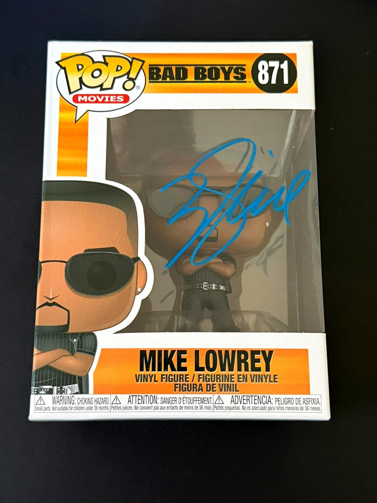 Funko Pop Mike Lowrey #871 signed by Will Smith - TM Authentications