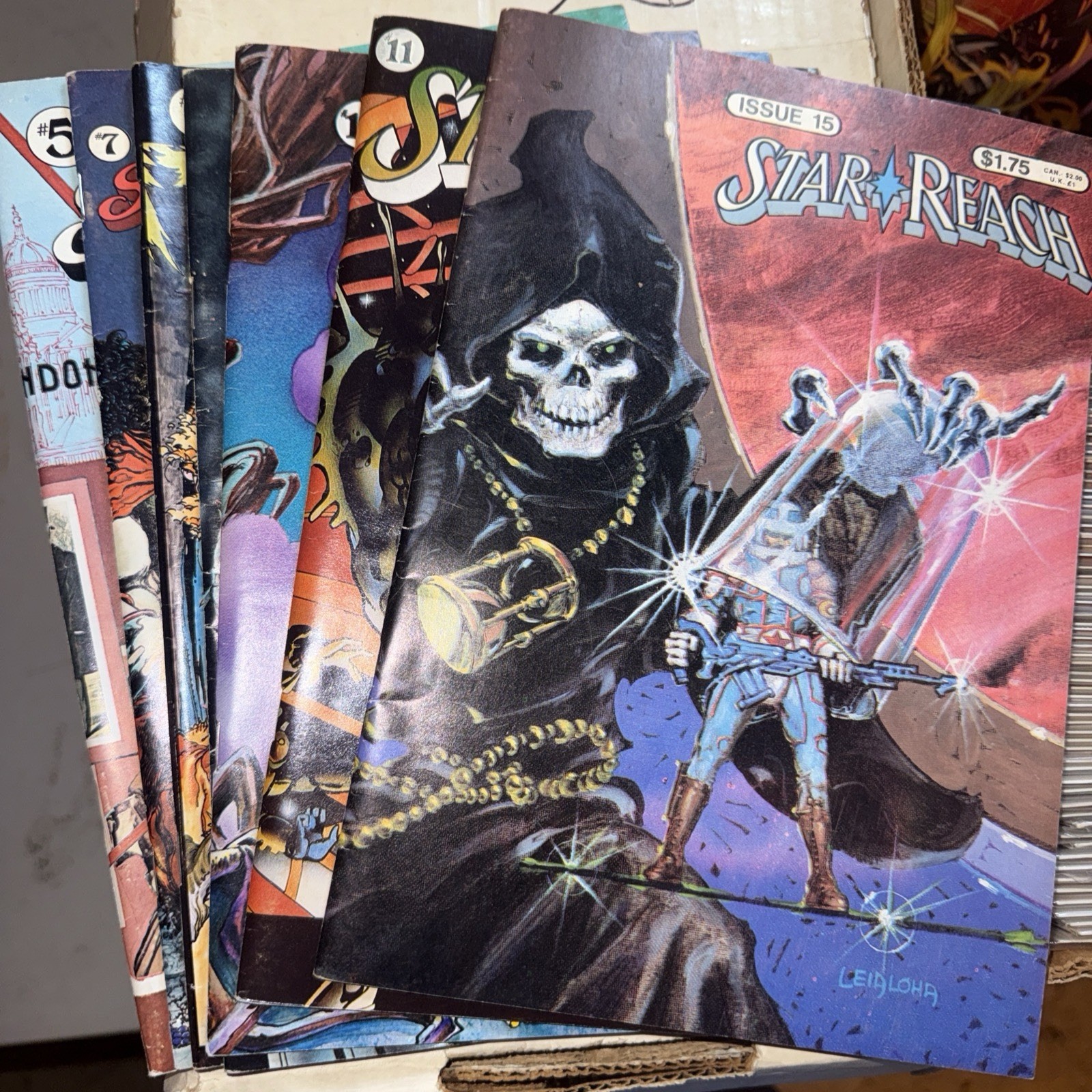 Star Reach Comic Lot Of (7) ) First Edition Printing