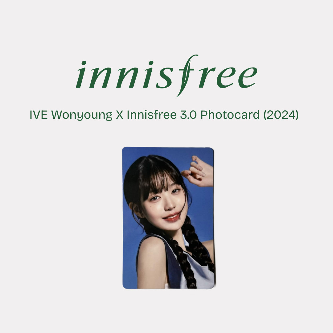 IVE Jang Wonyoung × Innisfree 3.0 Photocard (Photo Card/PC) (2024)