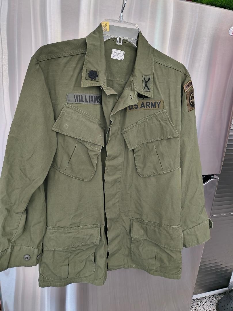 Vtg 1969 Vietnam US Army Ripstop Jungle Fatigue Jacket Small 82nd Airborne LTC Vtg 1969 Vietnam US Army Ripstop Jungle Fatigue Jacket Small 82nd Airborne LTC