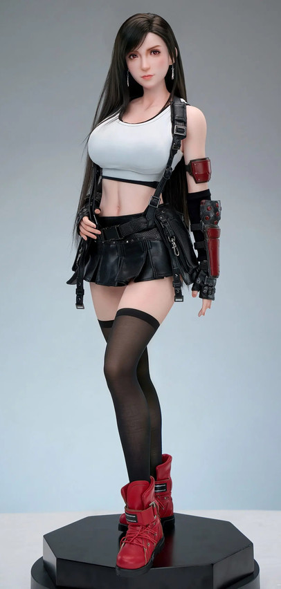 New 1/2 Final Fantasy Silicone Figure Tifa 3 Outfits