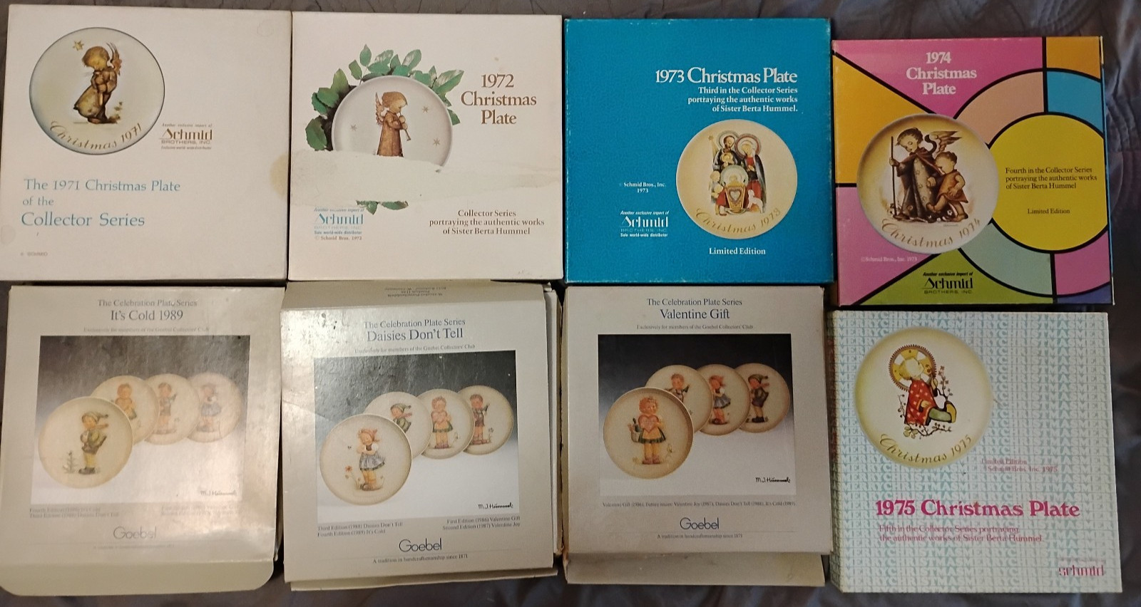 Lot of 8 Goebel Hummel 7 1/2\