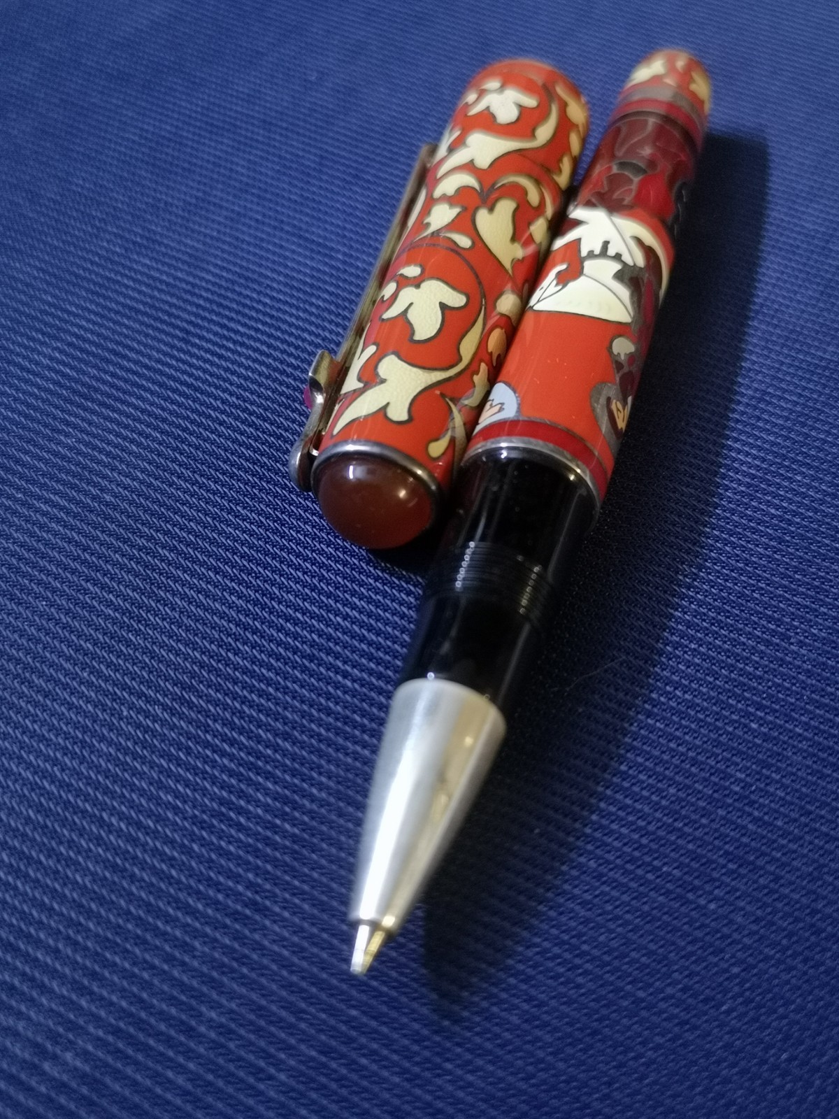 OMAS St. George Limited Edition (198/303) Sterling Silver Rollerball Pen 2004