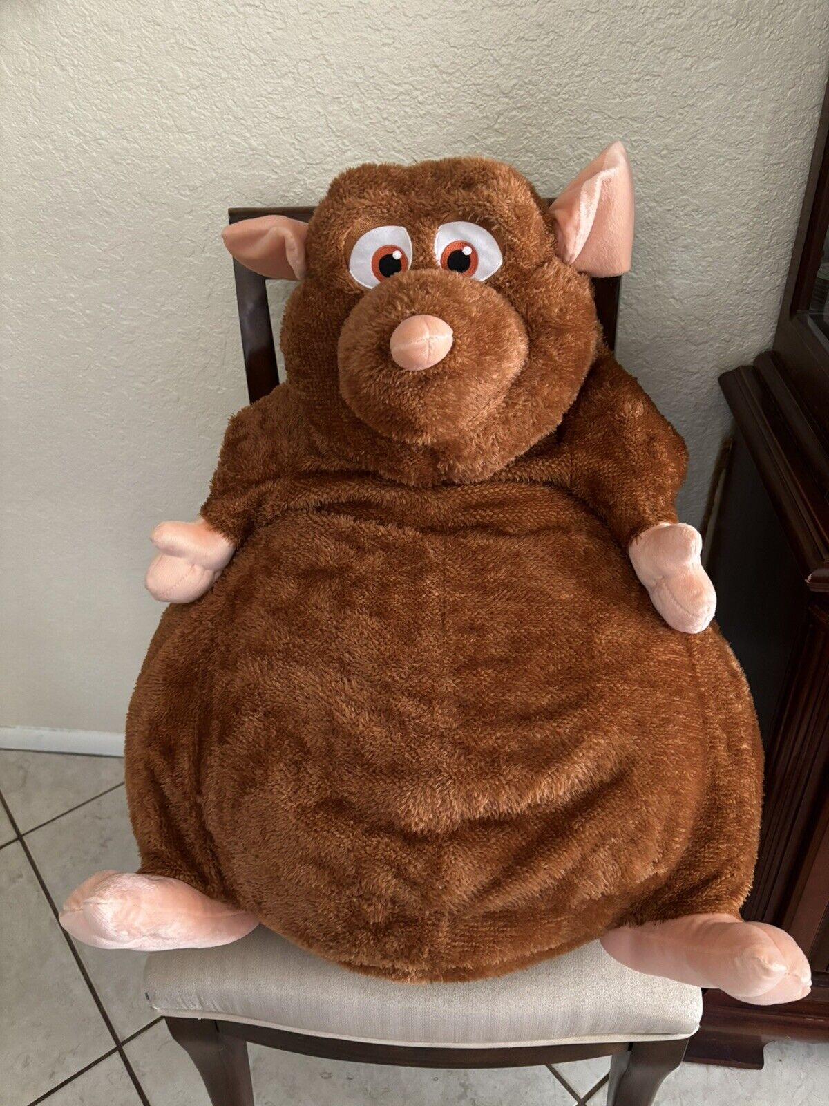 Disney Pixar Ratatouille Plush Emile Bean Bag Jumbo Large Plush 24