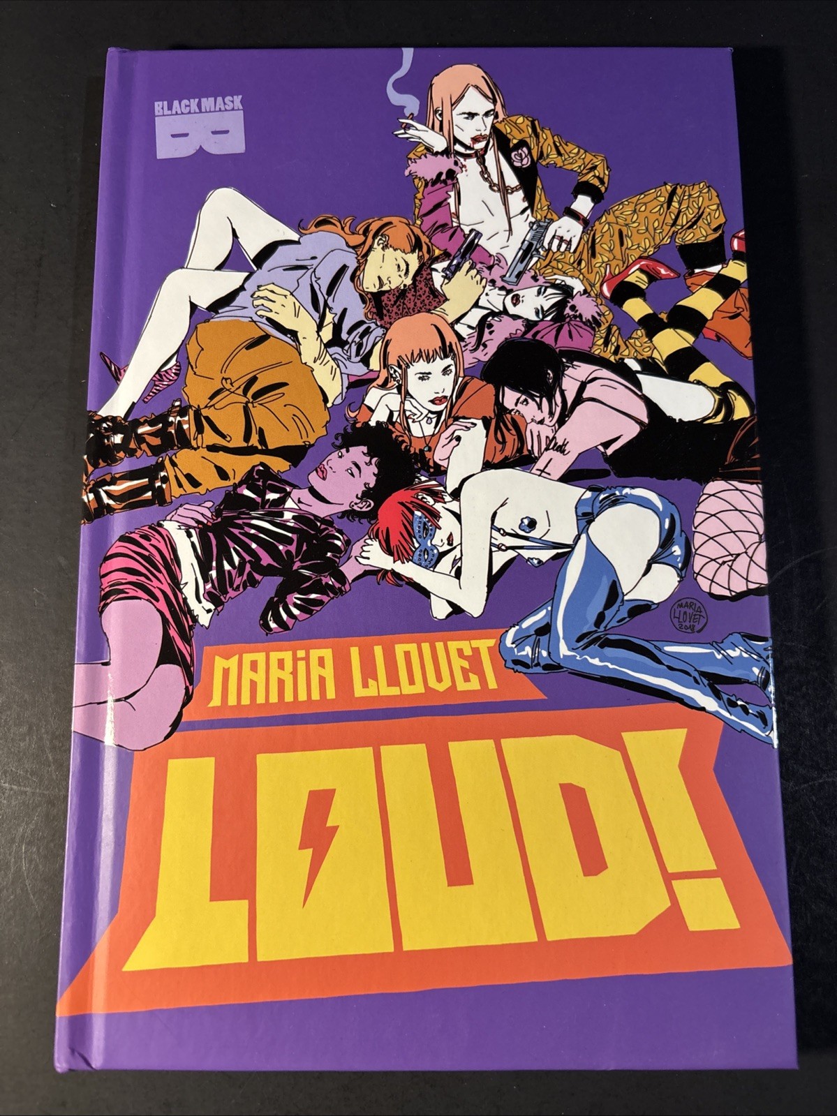 Loud Black Mask Studios 2020 First Printing Hard Cover HC JL