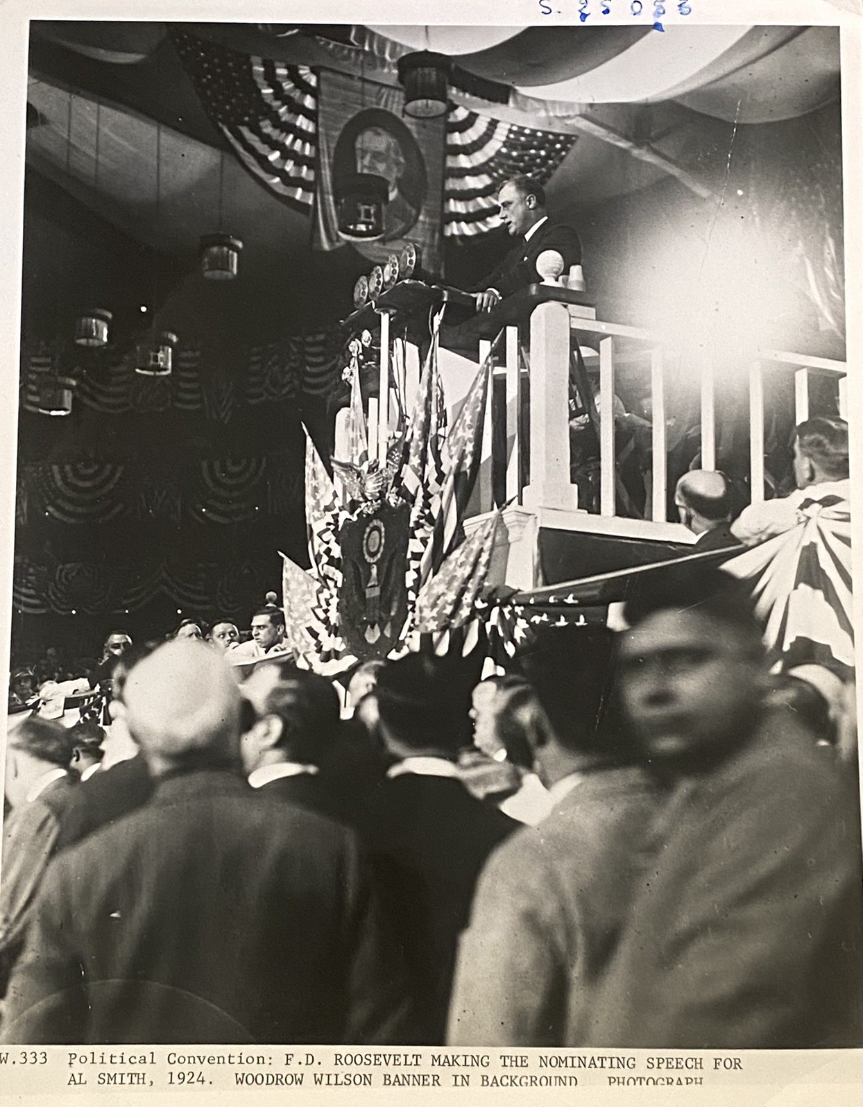 RARE PHOTO Franklin Delano Roosevelt 1924, BETTMAN ARCHIVE S.25053