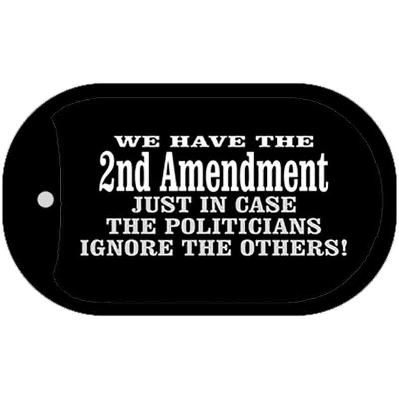 2nd Amendment Novelty Metal Dog Tag Necklace 2