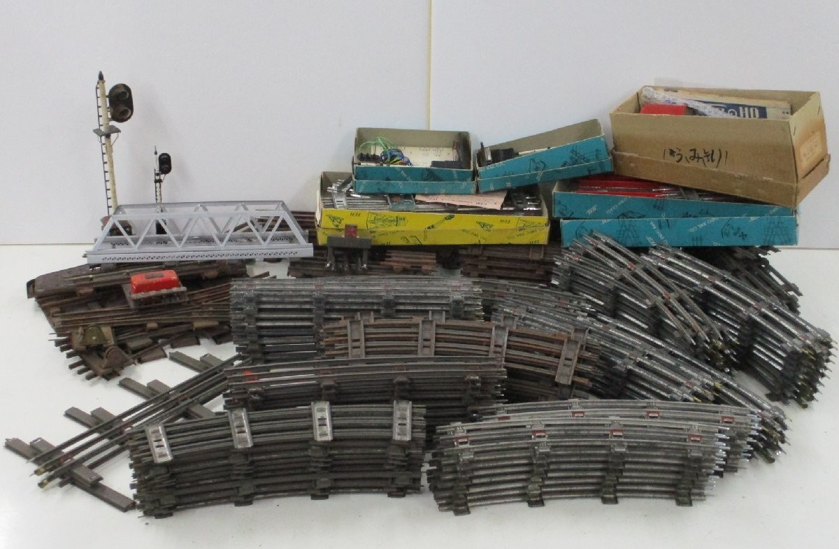 as-is O Gauge 3 Rail Katsumi Endo Track Equipment Lot Japan