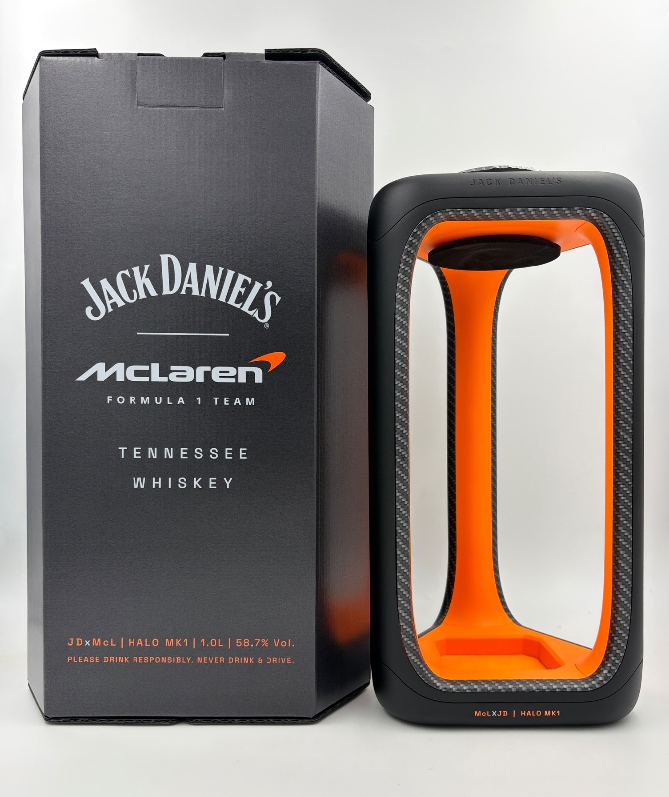 Jack Daniels McLaren F1 Halo MK1 Display Case Box Packaging Only No Bottle